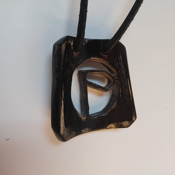 Fashion Buffalo Horn Necklace Pendant Unisex - Picture 6 of 6